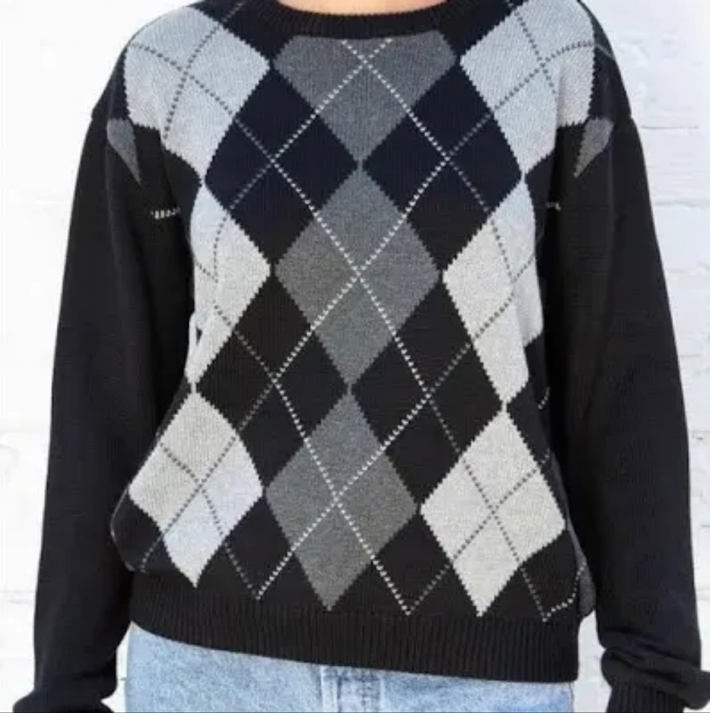 Brandy Melville Checkered Sweater
